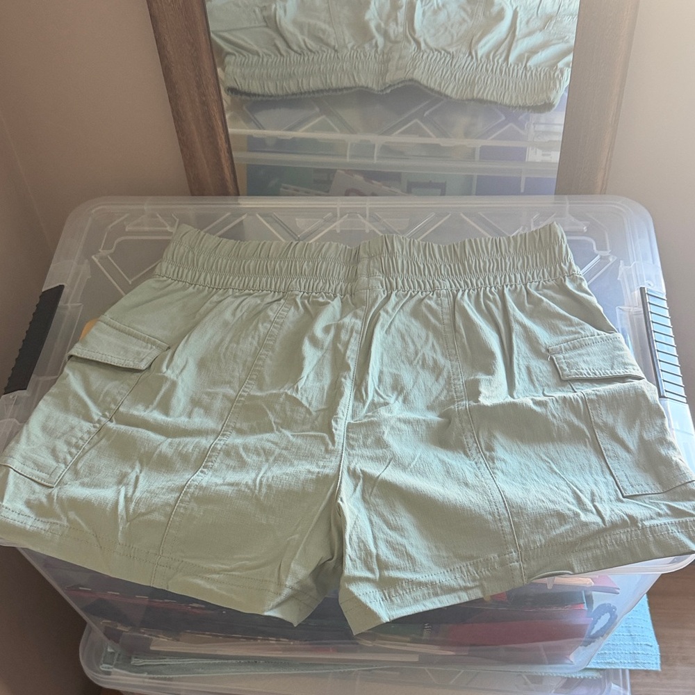 Yogalicious Mint Cargo Shorts